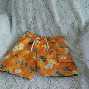 GAP Orange and Green Toddler Swim Shorts
